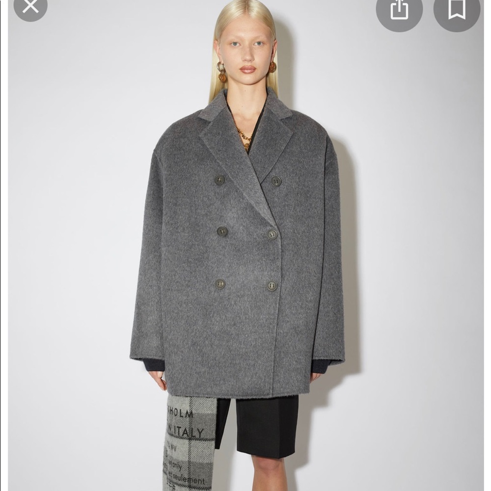Double breasted brushed wool coat - A Wardrobe Staple